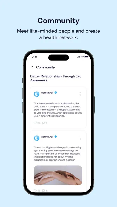 wannawell: Daily Habit Builder Screenshots