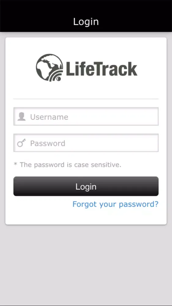 Capturas de tela do LifeTrack Mobile