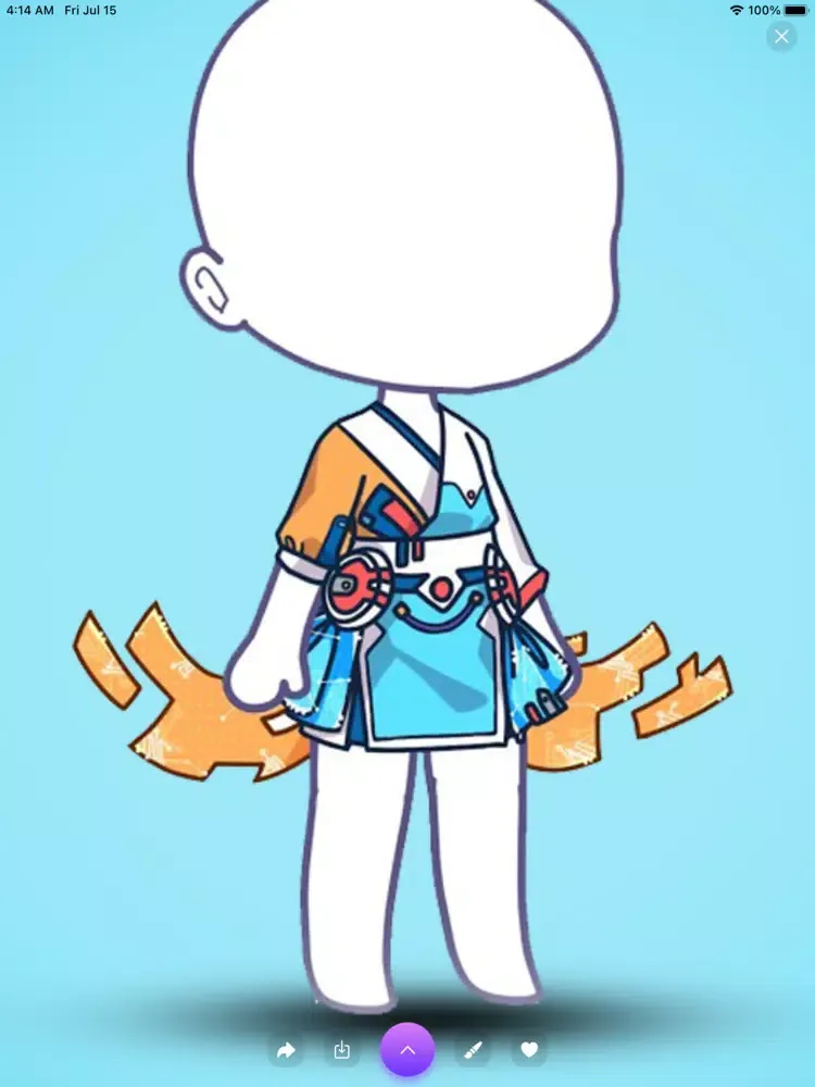 Tangkapan skrin Magic Gacha : club Outfit Idea iPad 