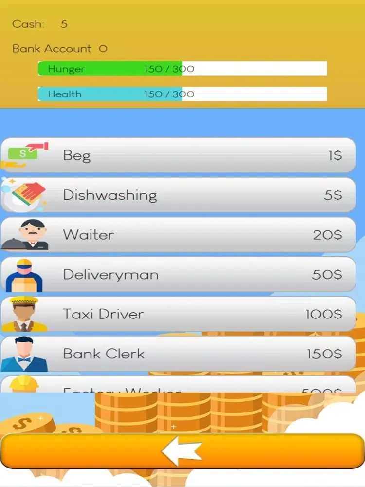 Life Simulator: Begger to Rich iPad  스크린샷