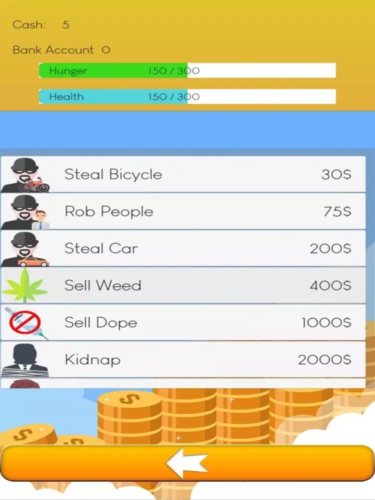 Life Simulator: Begger to Rich iPad  스크린샷