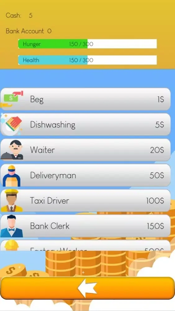 Life Simulator: Begger to Rich 스크린샷