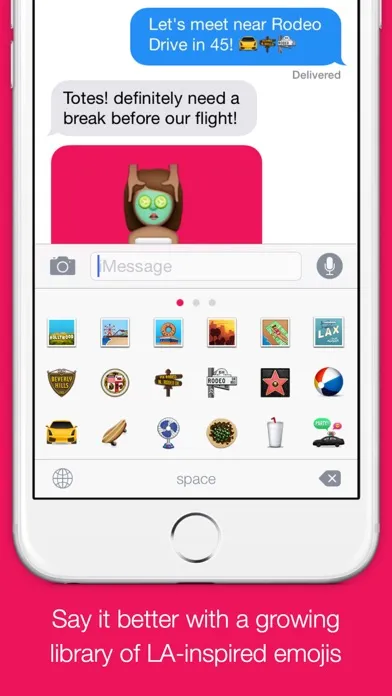 New Emojis - Extra Emoji Stickers Free! (Life in LA)應用截圖