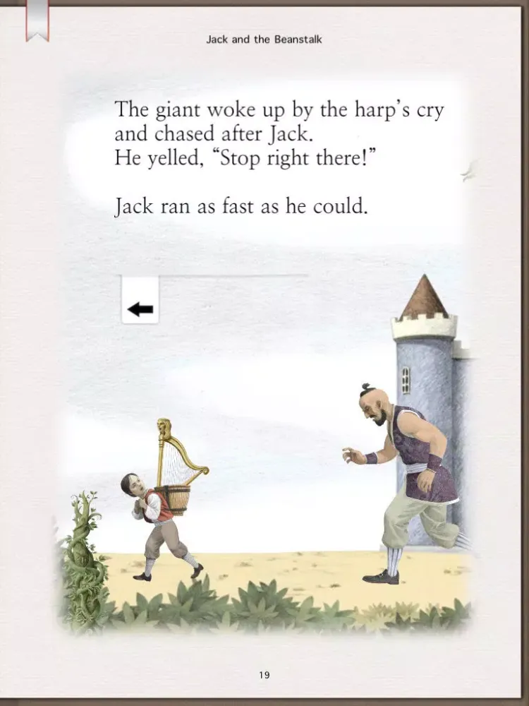 Jack and the Beanstalk - Interactive Storybook iPad  سکرین شاٹس
