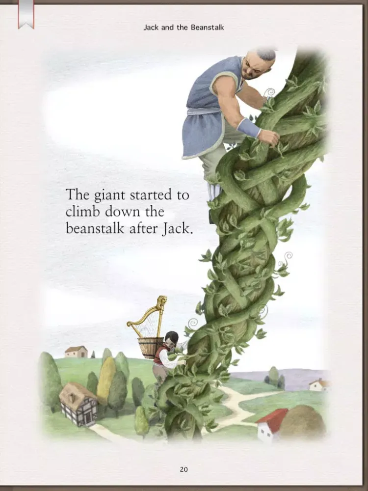 Jack and the Beanstalk - Interactive Storybook iPad  سکرین شاٹس