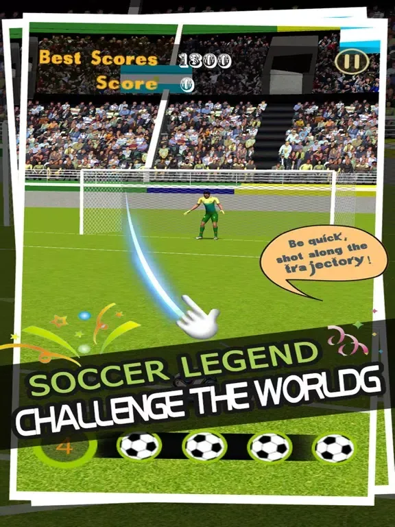 Capturas de pantalla de World Goals 2016-Soccer Free Kick football Games iPad 