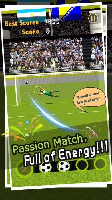 Capturas de pantalla de World Goals 2016-Soccer Free Kick football Games