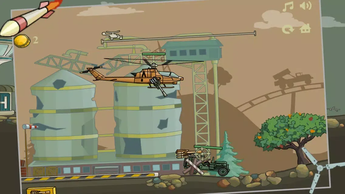 Helicopter Battle：Gunship Ekran Görüntüleri