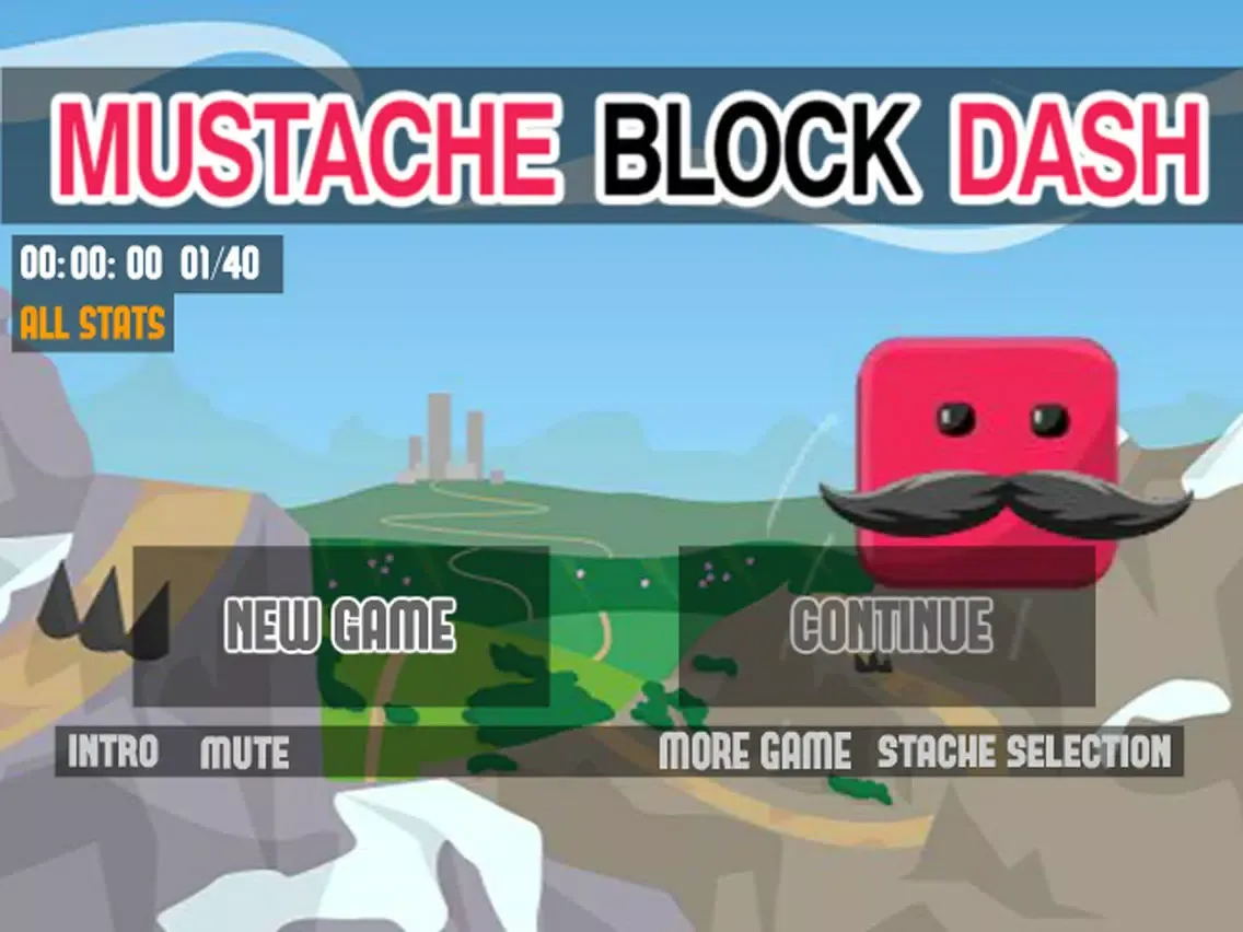 Capturas de pantalla de Mustache Block Dash iPad 