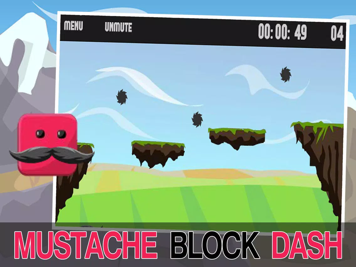 Mustache Block Dash iPad  Screenshots
