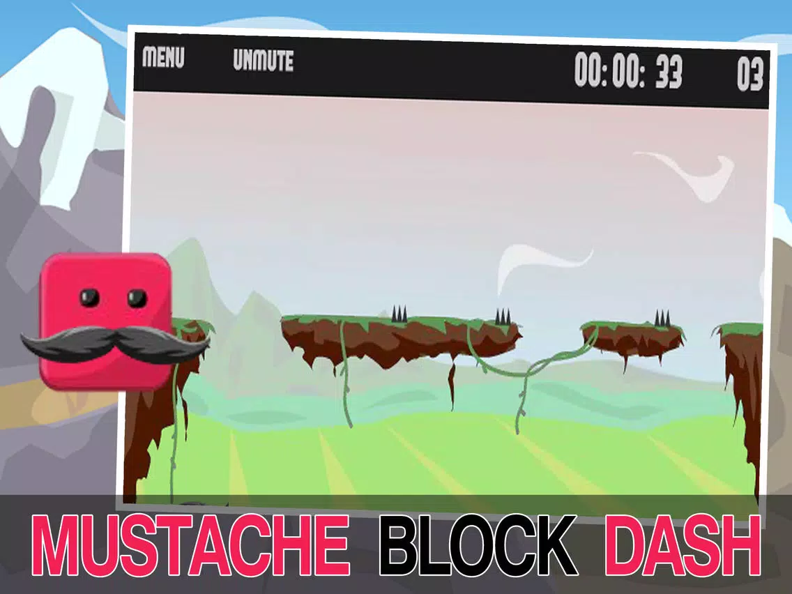 Mustache Block Dash iPad  Screenshots