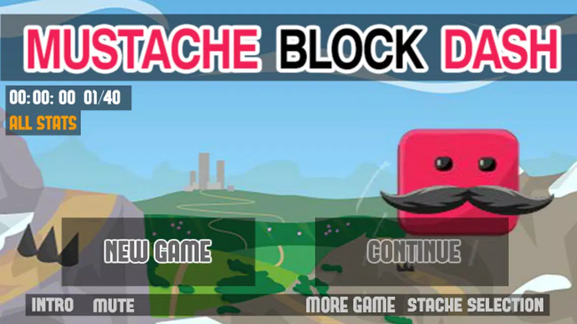 Mustache Block Dash Screenshots