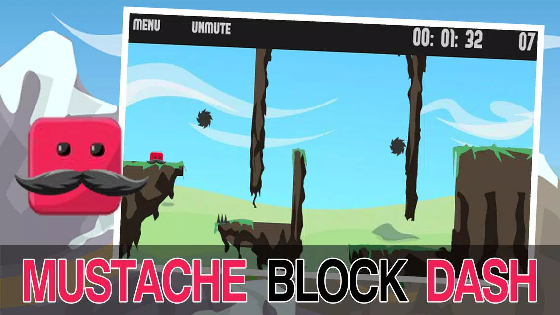 Mustache Block Dash Screenshots