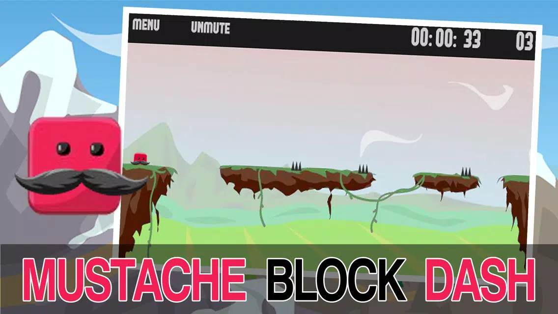 Mustache Block Dash Screenshots
