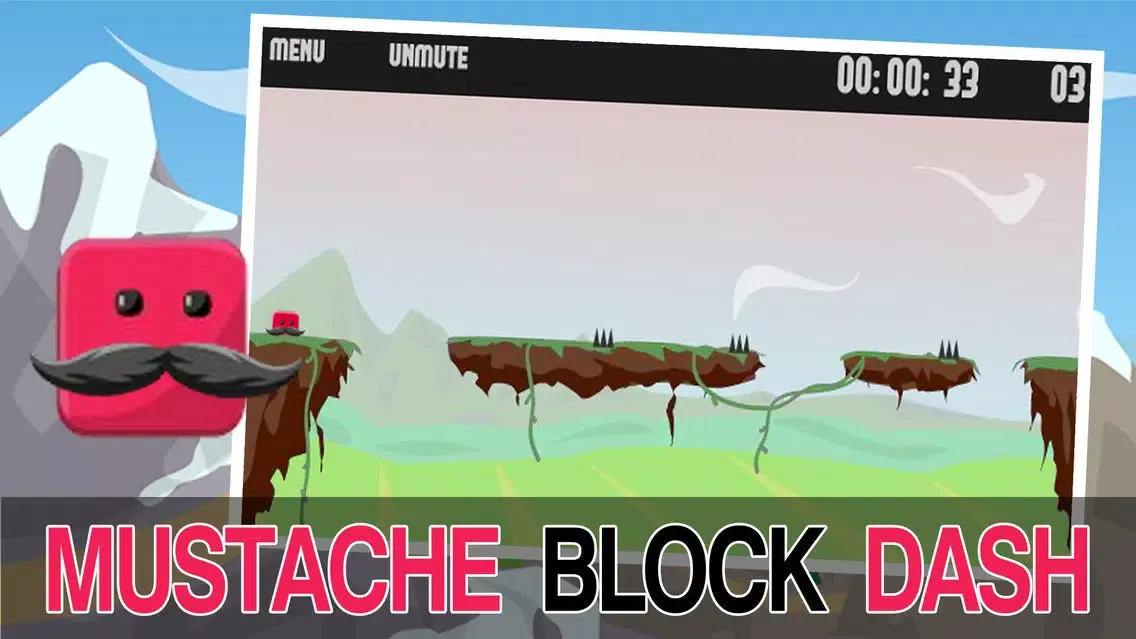 Capturas de pantalla de Mustache Block Dash