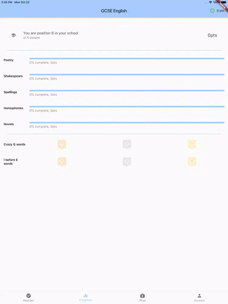 Learning Ninja iPad  Ekran Görüntüleri