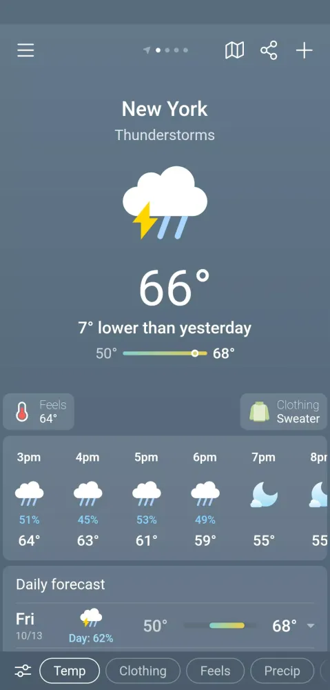 Screenshot di Weather & Clima - Weather Sky