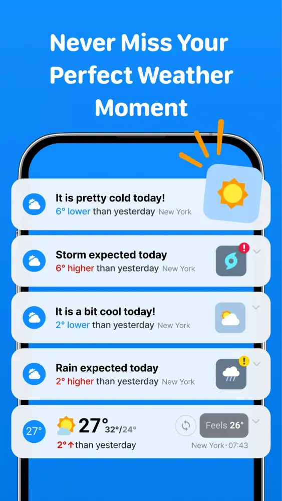 Screenshot di Weather & Clima - Weather Sky