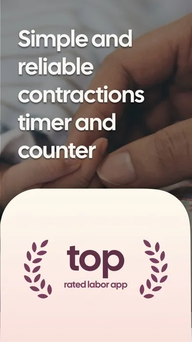 Capturas de tela do Contraction Timer Counter