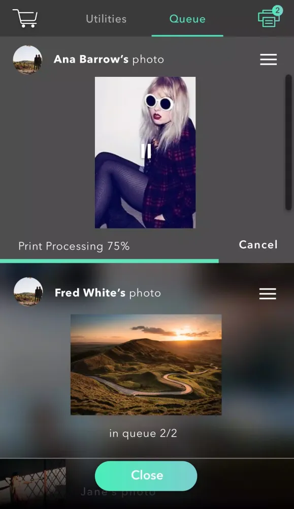 Скриншоты Lifeprint Printers