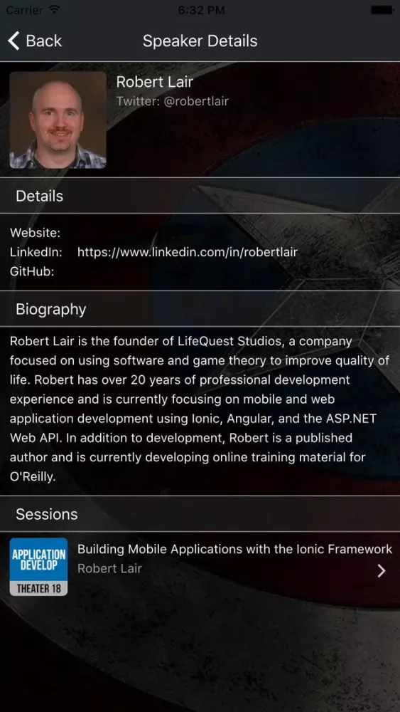Stir Trek App Screenshots