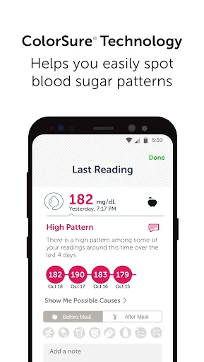 ​OneTouch Reveal® app Screenshots