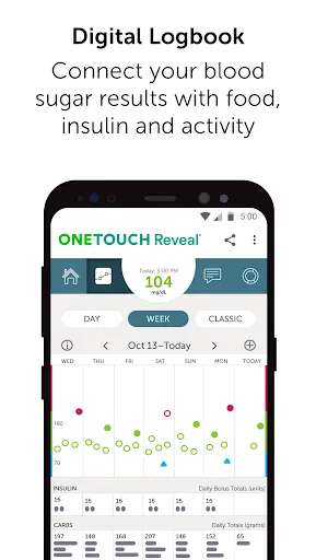 ​OneTouch Reveal® app Screenshots