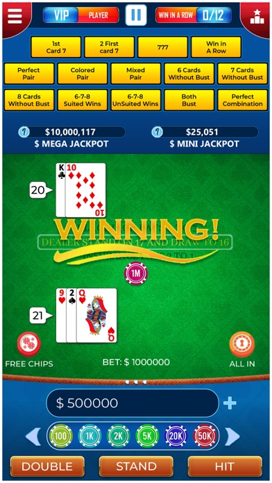Blackjack King of Side Bets スクリーンショット
