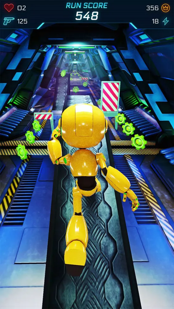 Ảnh chụp màn hình của Doozy Robot Runner 3D