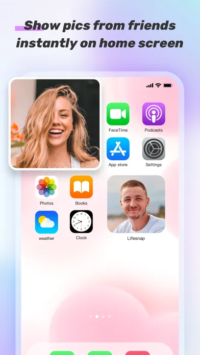 صور LifeSnap Widget: Pics, Friends