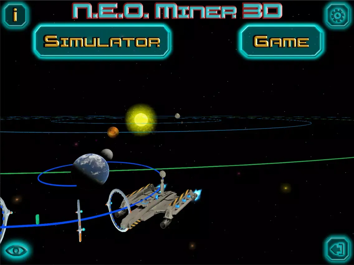 تصاویر NEOMiner3D Asteroid Mining iPad 
