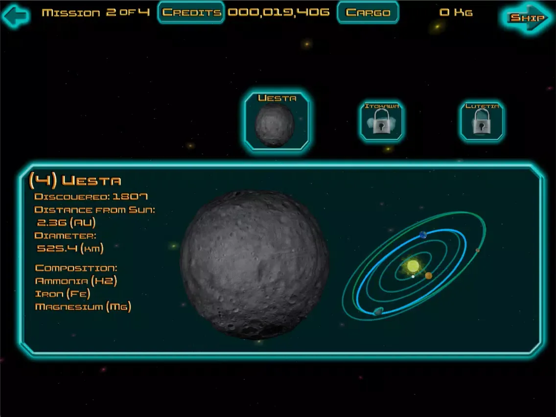 تصاویر NEOMiner3D Asteroid Mining iPad 