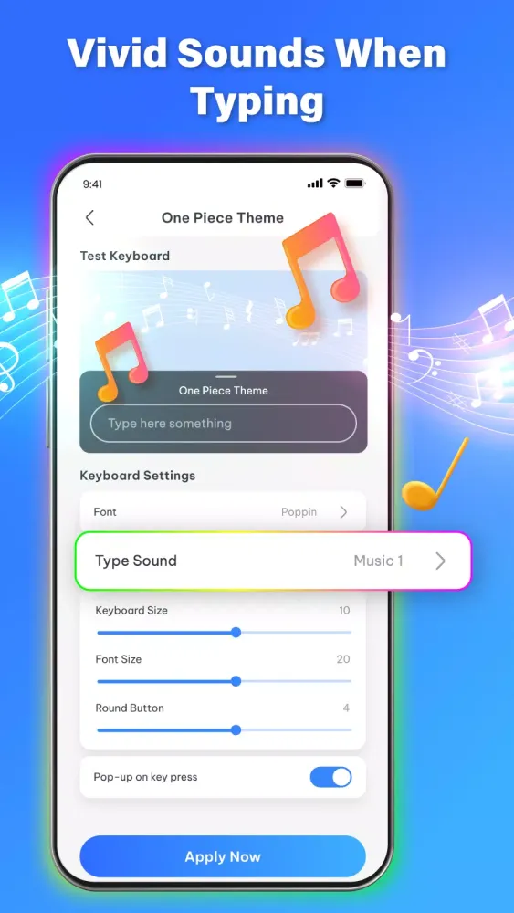 Fonts Keyboard: Themes & Emoji Screenshots
