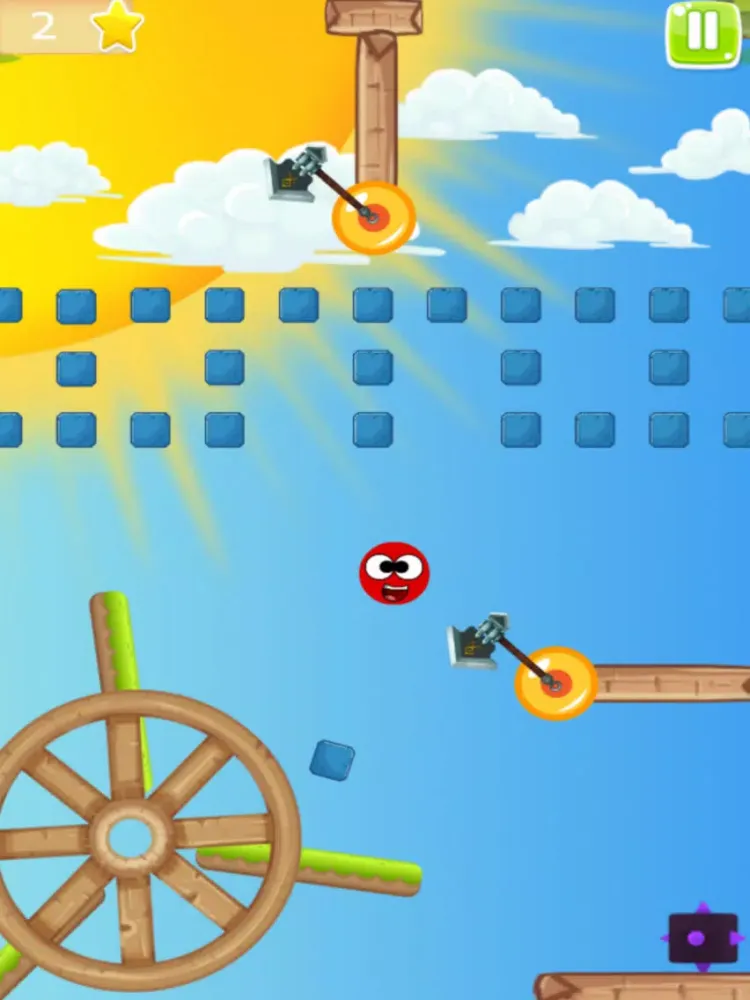 Screenshot di Red Ball Bounce Rush iPad 