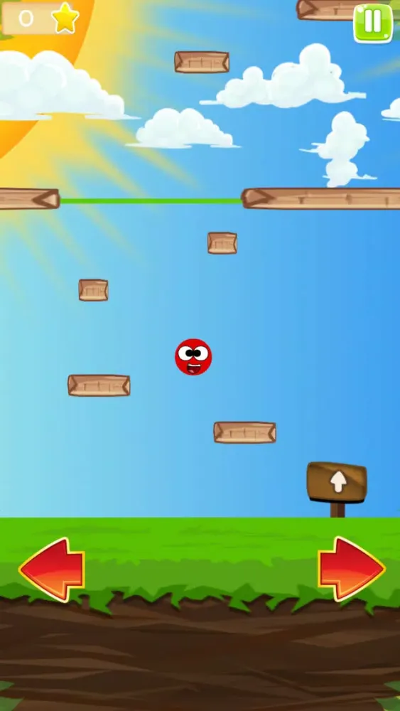 Screenshot di Red Ball Bounce Rush