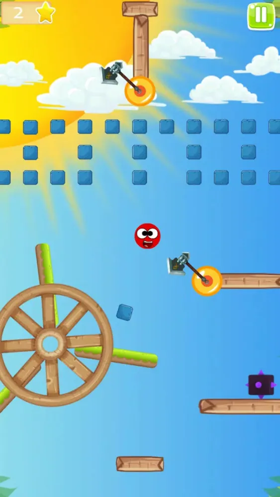 Screenshot di Red Ball Bounce Rush