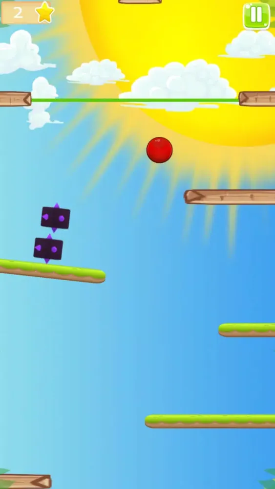 Screenshot di Red Ball Bounce Rush