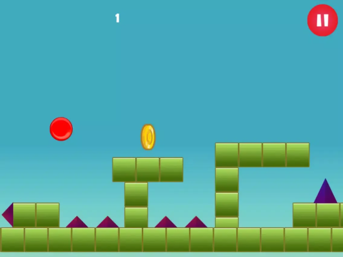Capturas de pantalla de Red Ball Jumping Bounce iPad 