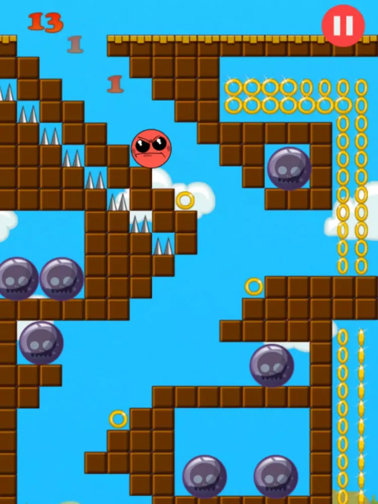 تصاویر Red Ball Smashy Fall iPad 