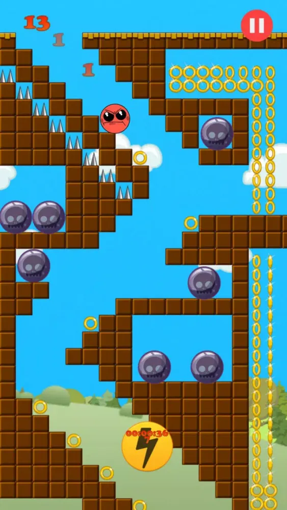 تصاویر Red Ball Smashy Fall