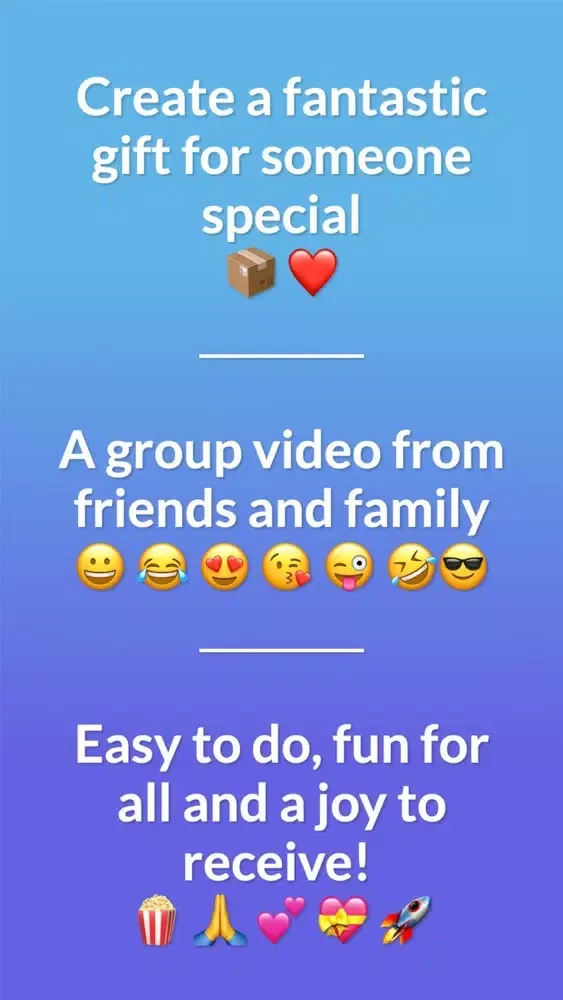 Celebrate: group video gifts Screenshots