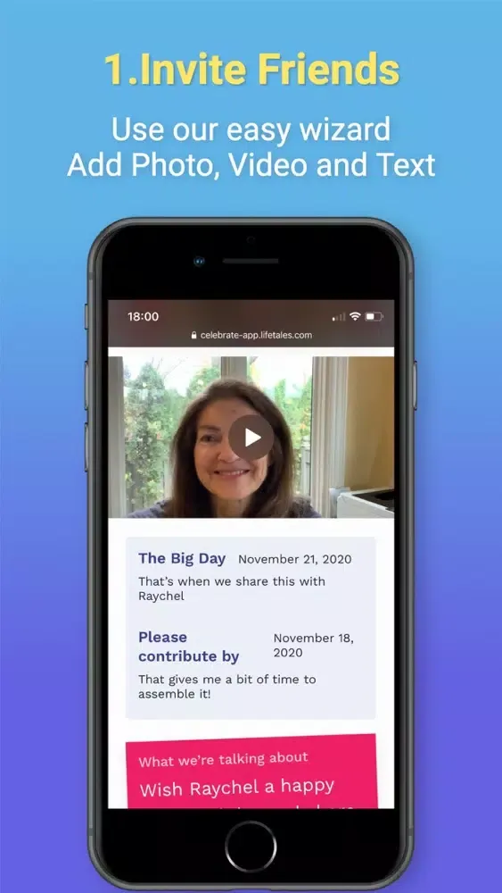 Celebrate: group video gifts Screenshots
