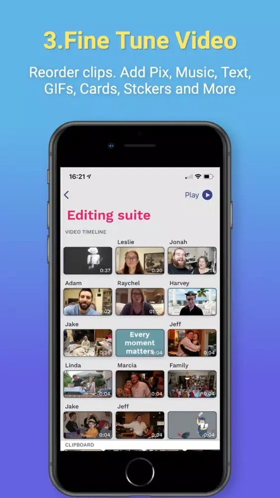Celebrate: group video gifts Screenshots