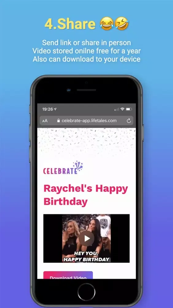Celebrate: group video gifts Screenshots