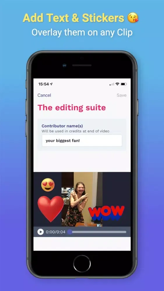 Celebrate: group video gifts Screenshots