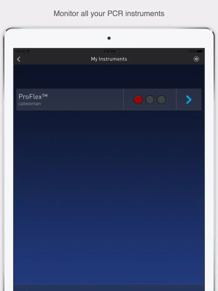 PCR essentials – Connect remotely to your PCR instrument iPad 應用截圖