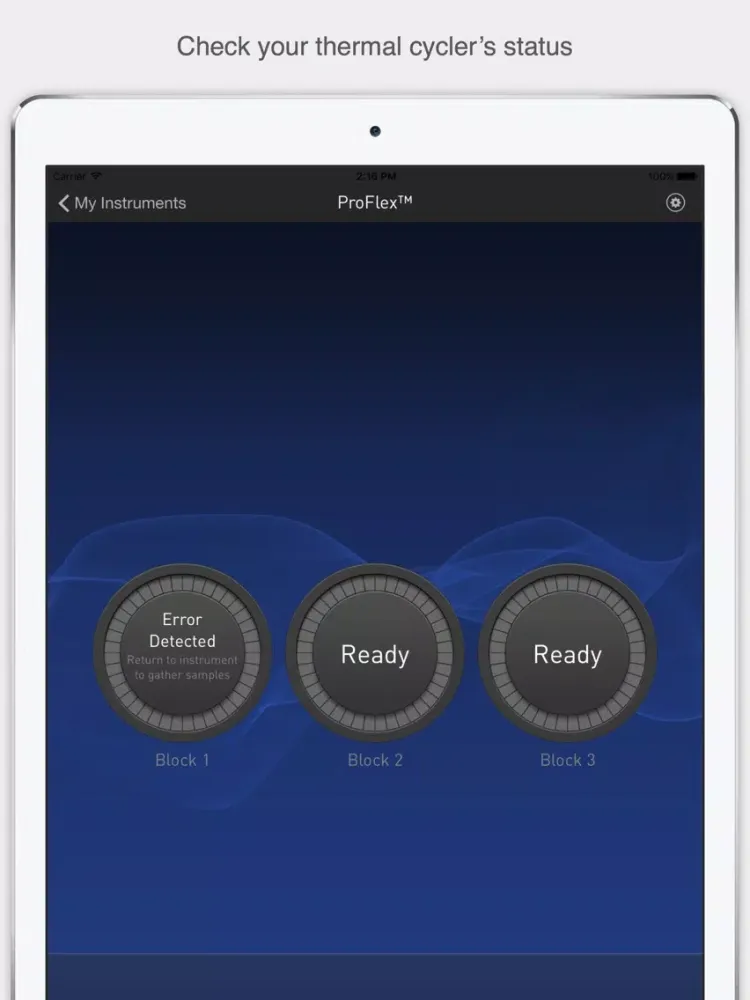 PCR essentials – Connect remotely to your PCR instrument iPad 應用截圖