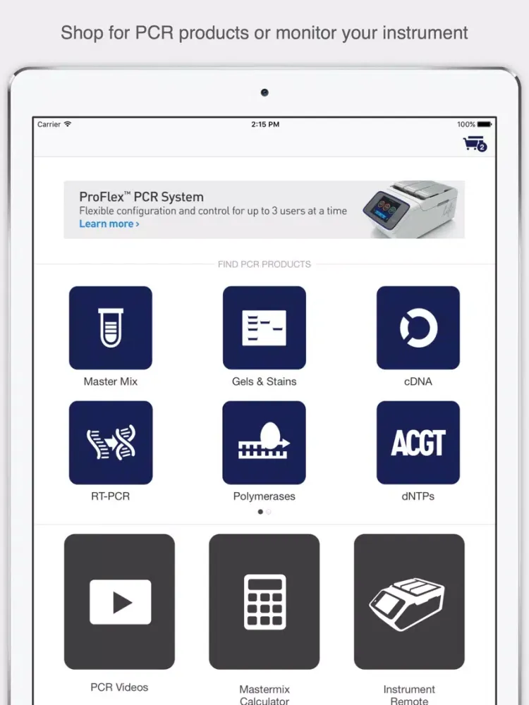 PCR essentials – Connect remotely to your PCR instrument iPad 應用截圖