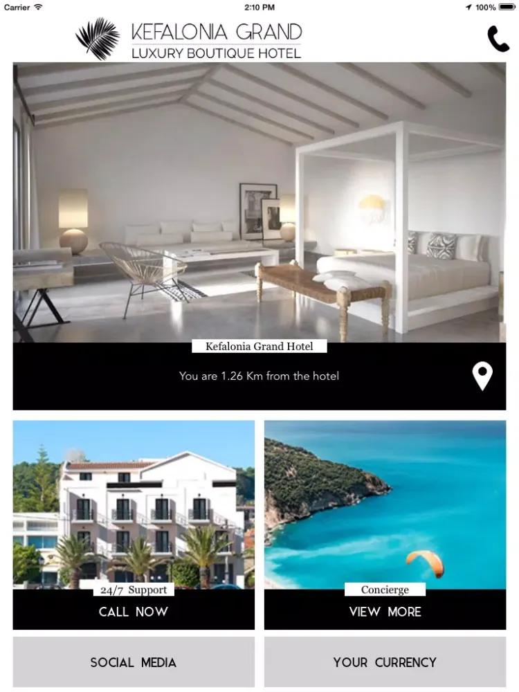 Kefalonia Grand Hotel iPad 應用截圖