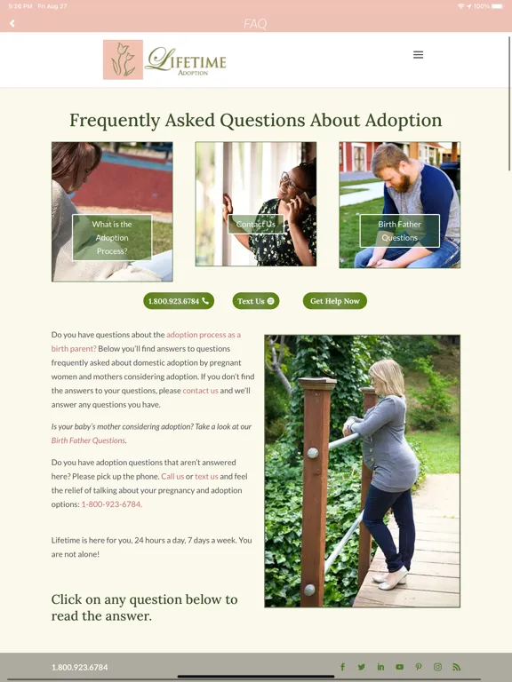 Open Adoption iPad  स्क्रीनशॉट